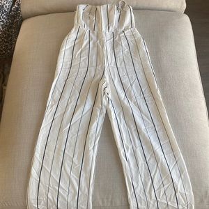 Striped jumpsuit